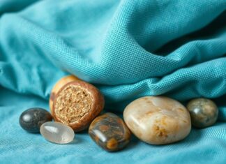 Doğal Taşların Gizli Gücü: Kumaş Boyası ve Faydaları The Hidden Power of Natural Stones: Fabric Dyeing and Benefits