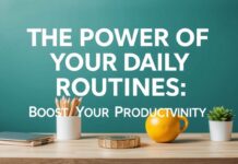 Günlük Rutinlerinizin Gücü: Verimliliğinizi Artırın The Power of Your Daily Routines: Boost Your Productivity