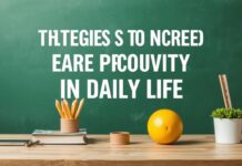 Günlük Yaşamda Verimlilik Artırma Stratejileri Strategies to Increase Productivity in Daily Life