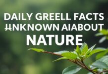 Günlük Yeşil Hayat Tarzı: Doğaya Dair Bilinmeyenler Daily Green Lifestyle: Unknown Facts About Nature