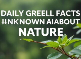 Günlük Yeşil Hayat Tarzı: Doğaya Dair Bilinmeyenler Daily Green Lifestyle: Unknown Facts About Nature