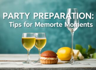 Parti Hazırlıkları: keyifli anılar için ipuçları Party Preparation: Tips for Memorable Moments