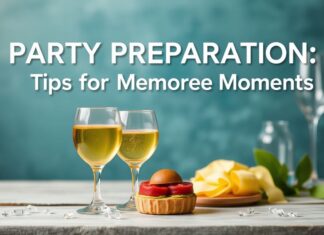 Parti Hazırlıkları: keyifli anılar için ipuçları Party Preparation: Tips for Memorable Moments