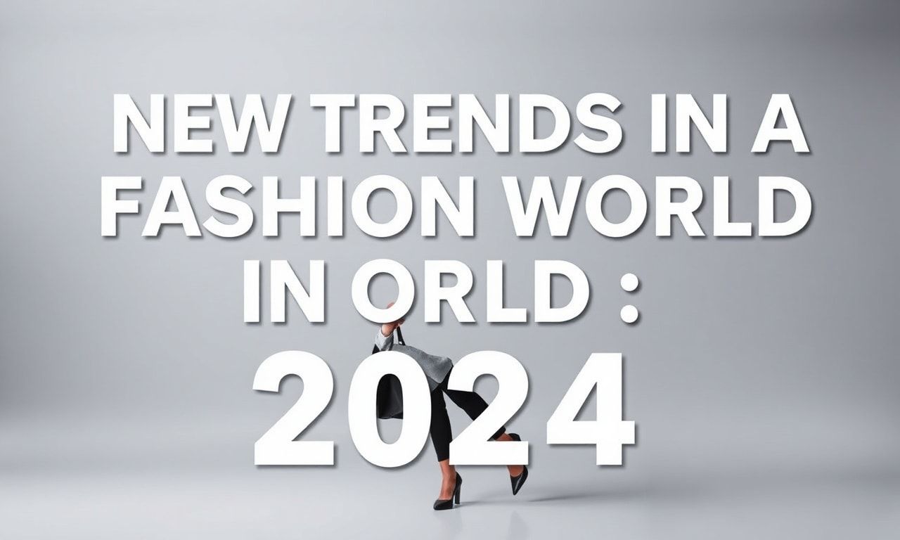 2024'te Moda Dünyasında Yeni Trendler