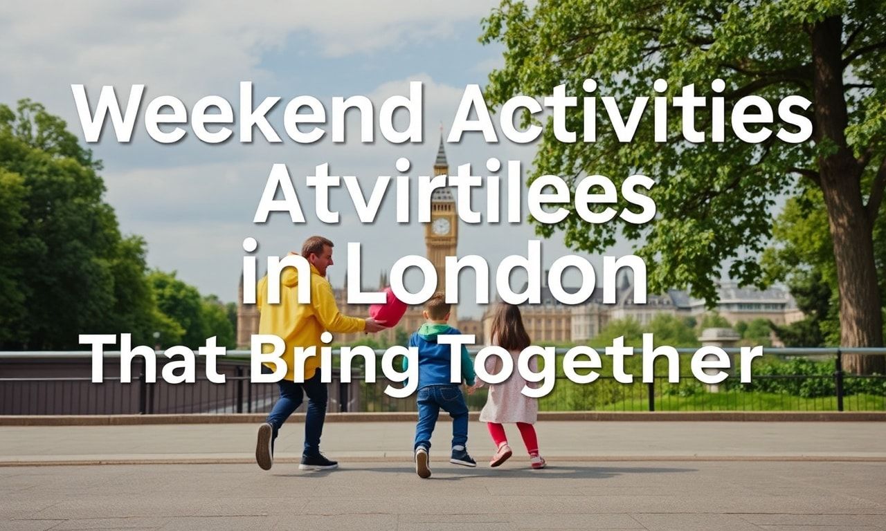 Aileleri Bir Araya Getiren London'da Hafta Sonu Etkinlikleri