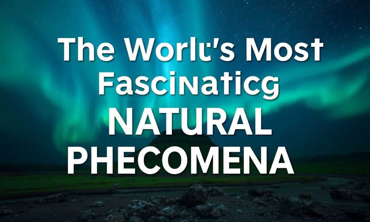 Dünyanın En İlginç Doğal Olayları