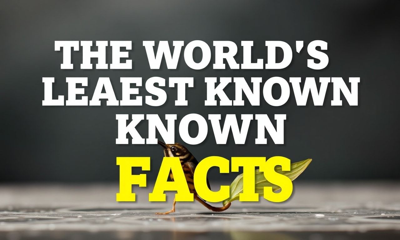 Dünyanın En Çok Bilinmeyen Gerçekleri