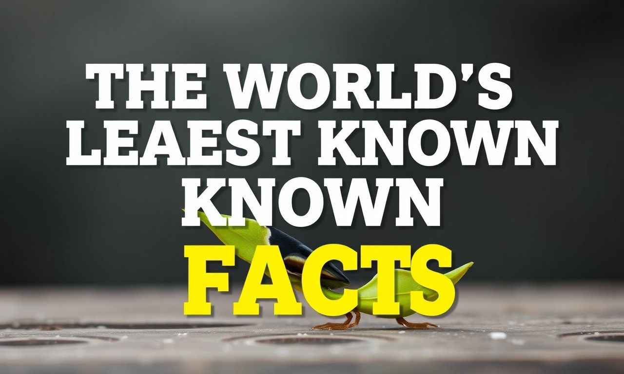 Dünyanın En Çok Bilinmeyen Gerçekleri