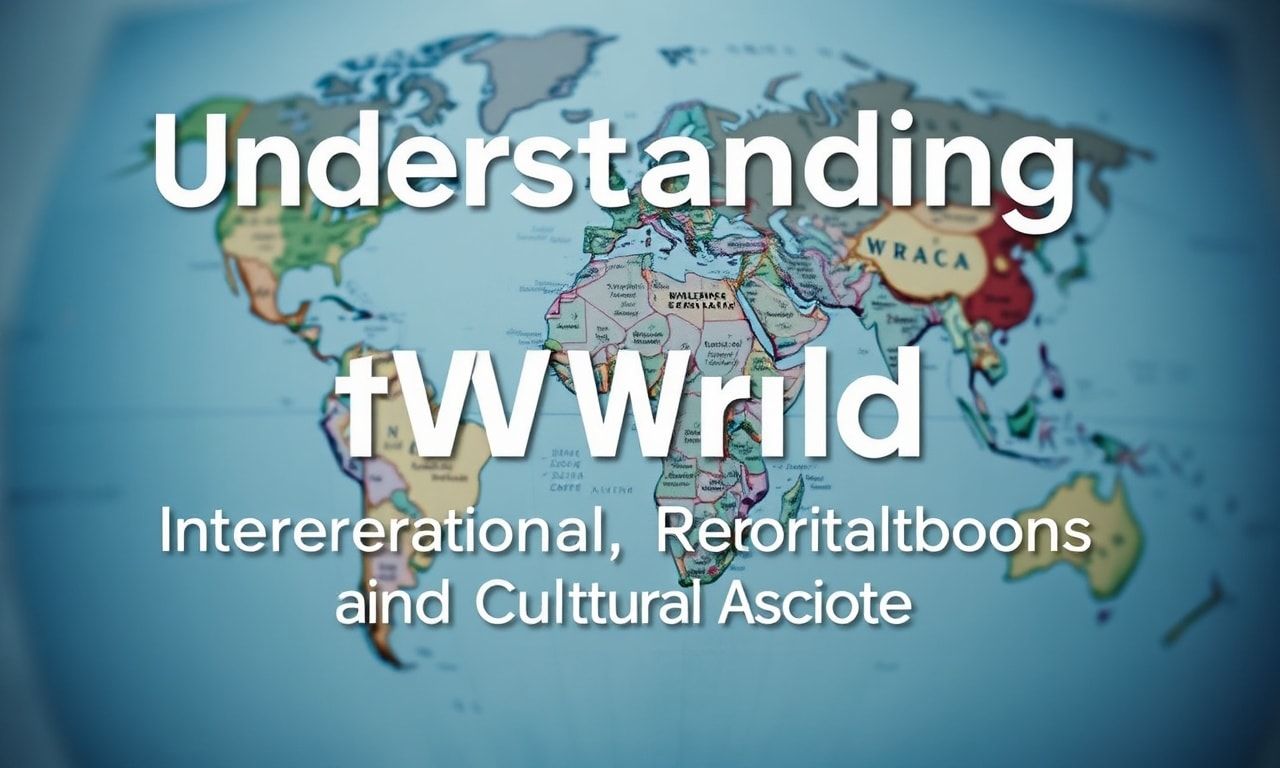 Dünyayı Anlamak: Uluslararası İlişkiler ve Kültürel Kapsam