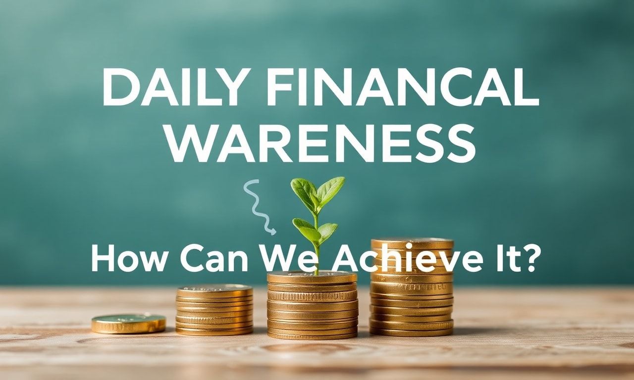 Günlük Hayatta Finansal Duyarlılık: Nasıl Başarırız?