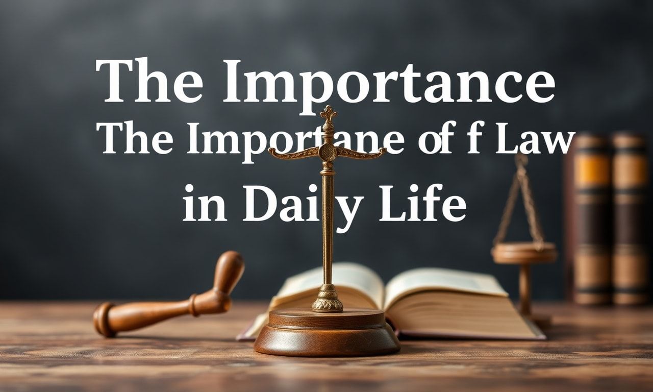 Günlük Hayatta Hukukun Önemi