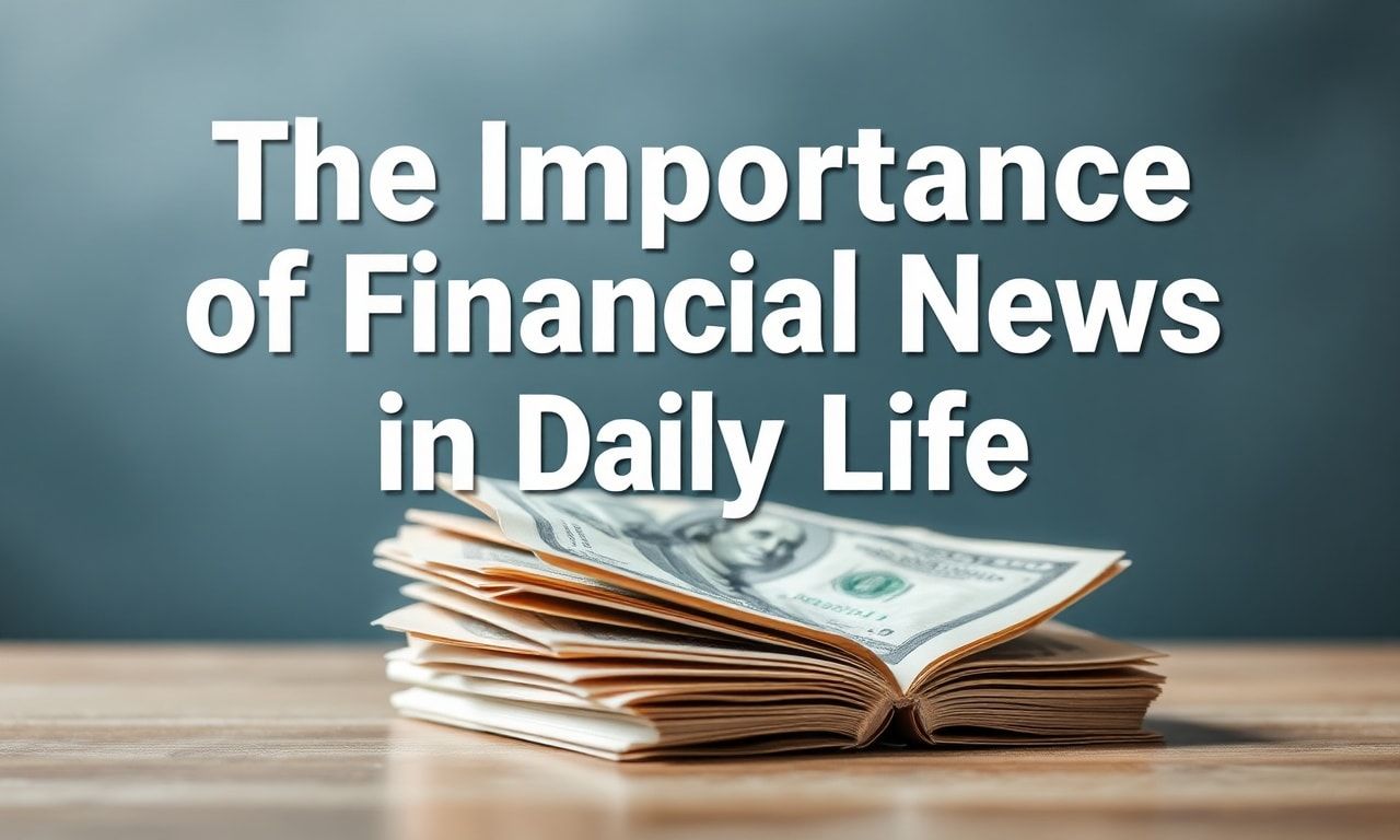Günlük Yaşamda Finansal Haberlerin Önemi