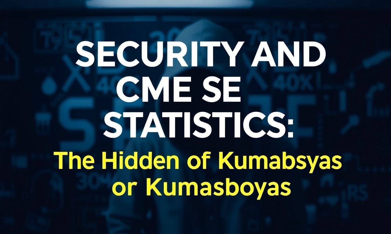 Güvenlik ve Suç İstatistikleri: Kumasboyası'nın Gizli Gerçeği