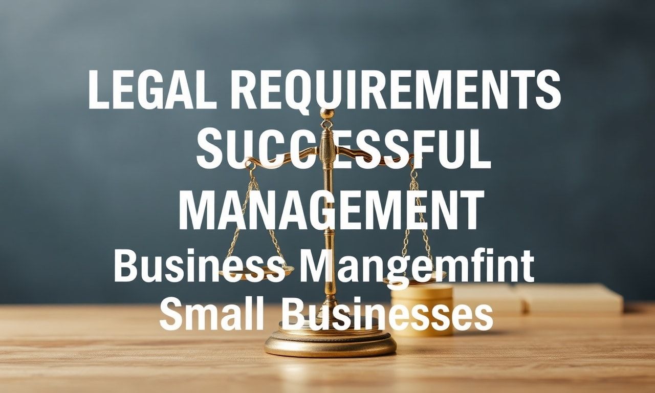 Küçük İşletmeler İçin Yasal Gereksinimler ve Başarılı İşletme Yönetimi