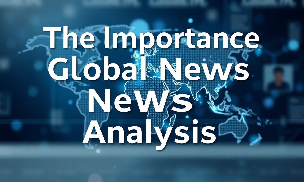 Küresel Haberler ve Analizlerin Önemi