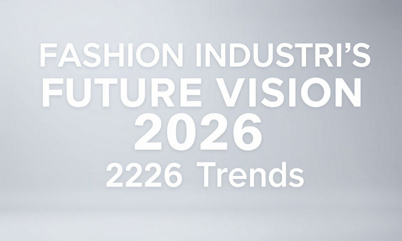 Moda Dünyasında Gelecek Vizyonu: 2026 Trendleri