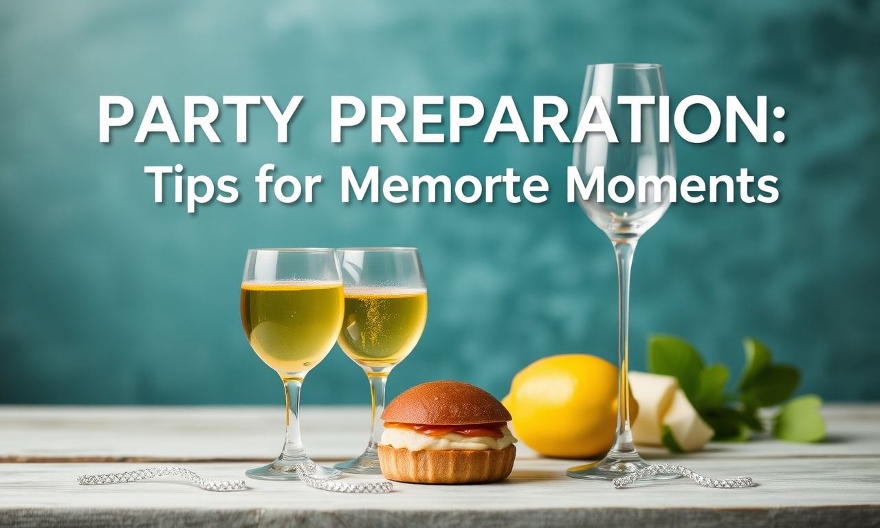 Parti Hazırlıkları: keyifli anılar için ipuçları