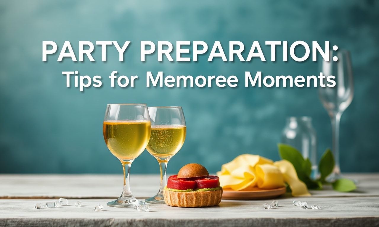Parti Hazırlıkları: keyifli anılar için ipuçları